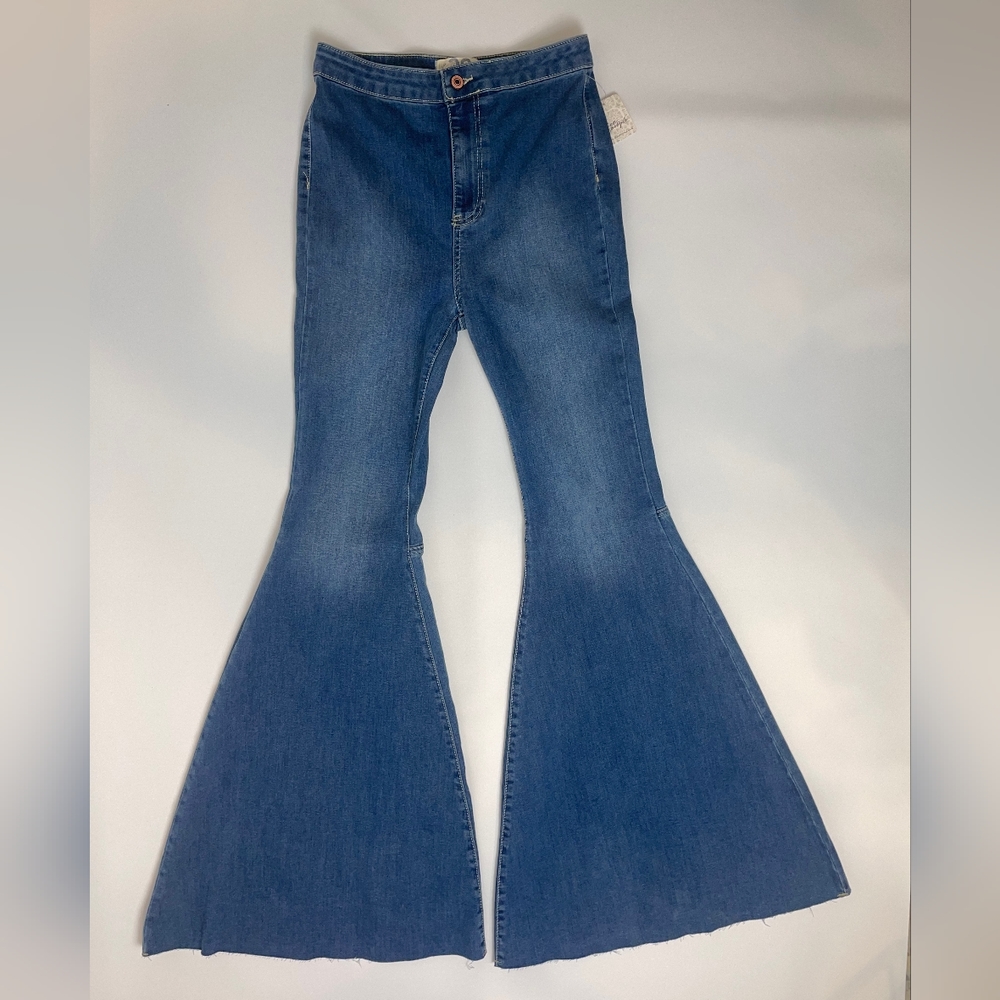 Free People Just Float on Flare Jeans